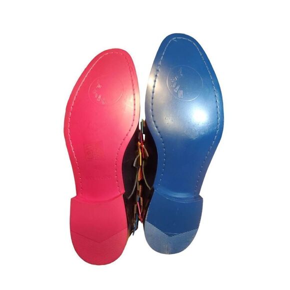 Adrian Mens Leather Buckled Shoes Size 7.  NO BOX - Picture 6 of 10